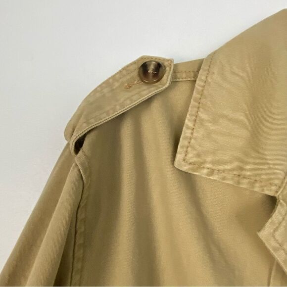 Carly Jean LA Tan Utility Shirt Jacket Sz S Rugged Relaxed Heritage Granola - Picture 8 of 9